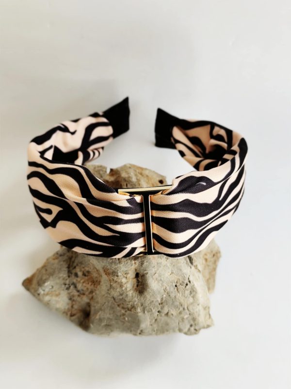 Zebra Στέκα με χρυσό κρίκο. - Image 3