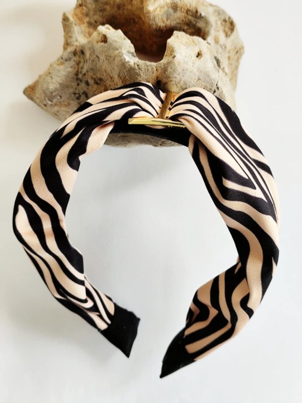Zebra Στέκα με χρυσό κρίκο. - Image 4