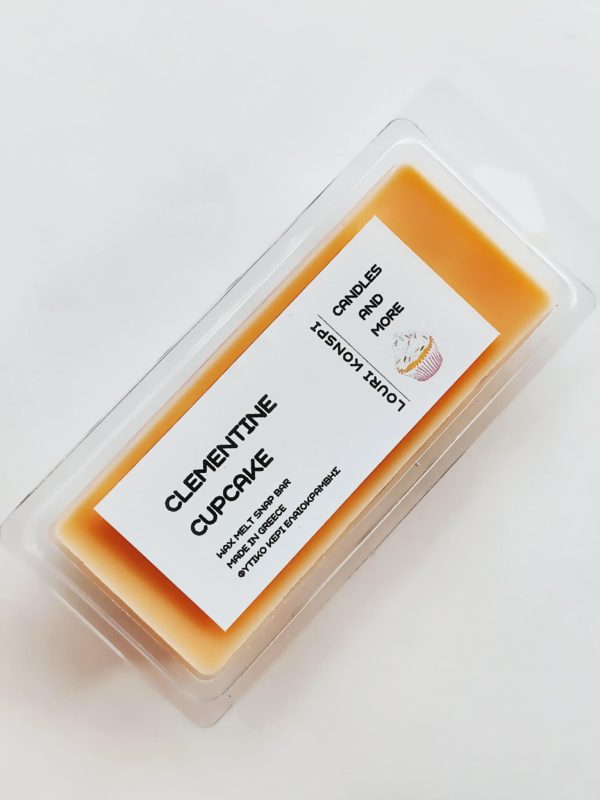 Clementine Cupcake Wax melt snap bar 130gr - Image 2
