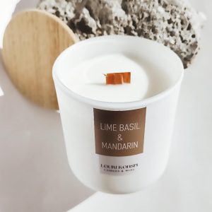 Αρωματικό Κερί Σόγιας "Lime Basil & Mandarin"