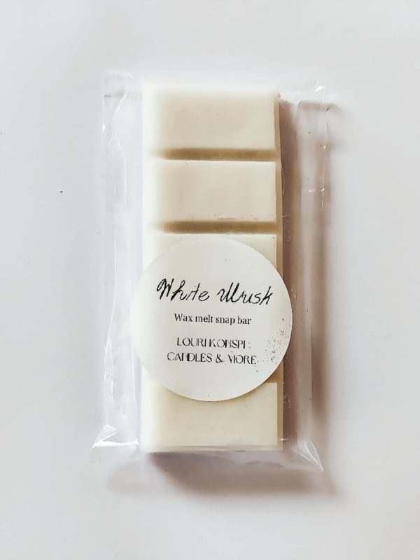 White Musk Wax melt snap bar