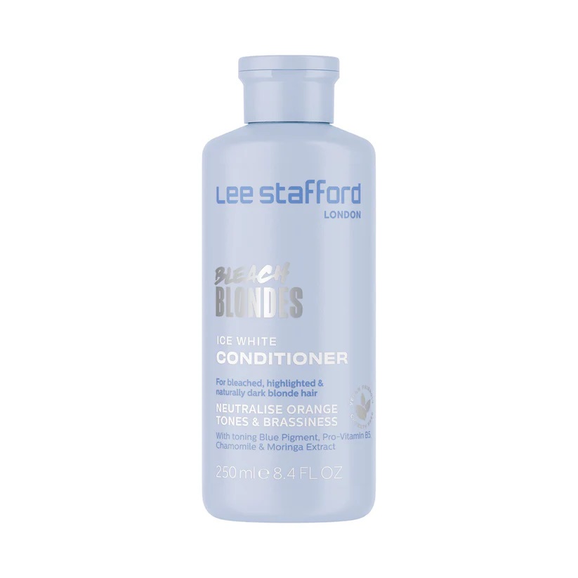 Μπλε Ice White Conditioner για πλατινέ & με ανταύγειες μαλλιά 250ml, Bleach Blondes – Lee St